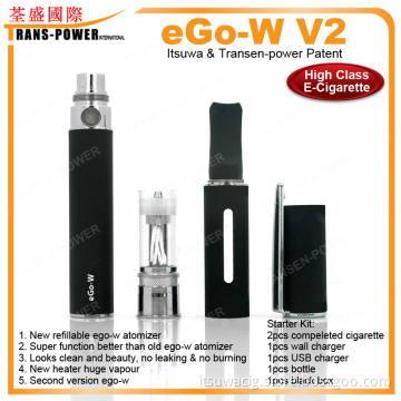 Directly From Trans-Power 650/900/1100mAh EGO Battery, New Verison EGO W V2 Cleaormizer, EGO W Electronic Cigarette
